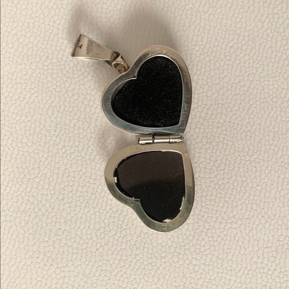 Heart locket pendant .925 sterling silver - Picture 6 of 7